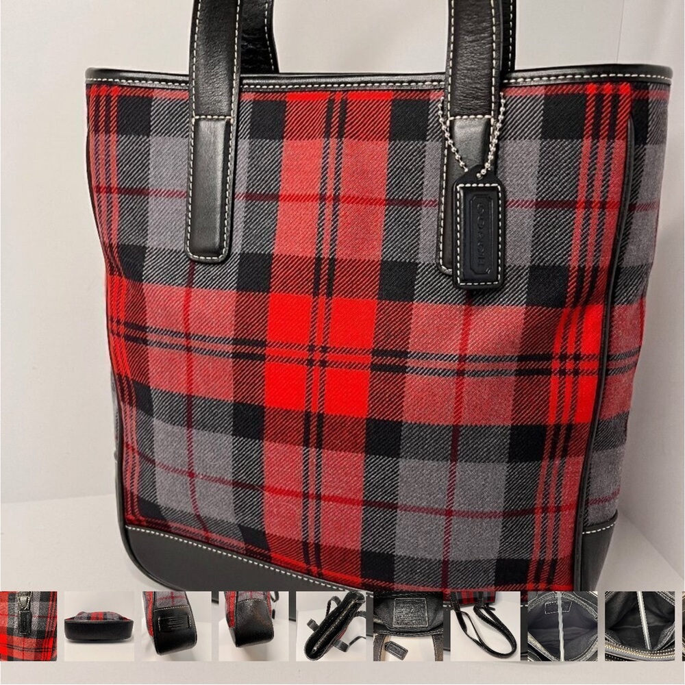 Beautiful Vintage Coach Hamptons Divided Tote #6753
